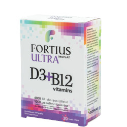 Geoplan - Nutraceuticals Fortius Ultra D3 & B12 Vitamins 4000iu - 30tabs