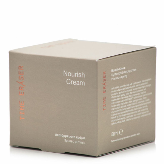 Medisei - Time Eraser Nourish Cream Αντιγηραντική Λεπτόρρευστη Κρέμα για τις Πρώτες Ρυτίδες - 50ml
