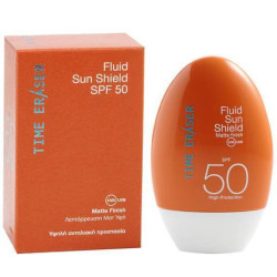 Medisei - Time Eraser Fluid Sun Shield SPF50 Αντηλιακό Γαλάκτωμα Προσώπου με Λεπτόρρευστη Υφή - 50ml 