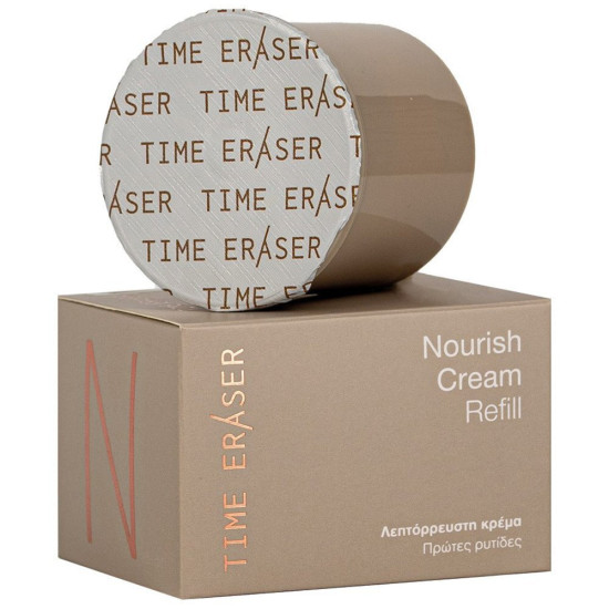Medisei - Time Eraser Nourish Cream Refill Ανταλλακτικό Αντιγηραντικής Λεπτόρρευστης Κρέμας για τις Πρώτες Ρυτίδες - 50ml