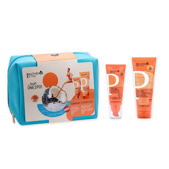 Medisei - Panthenol Extra Sunproof Essentials Sun Care Diaphanous SPF50 Αντηλιακό τζελ προσώπου και Sun Care Face & Body Milk SPF50 Αντηλιακό γαλάκτωμα προσώπου&σώματος - 100ml