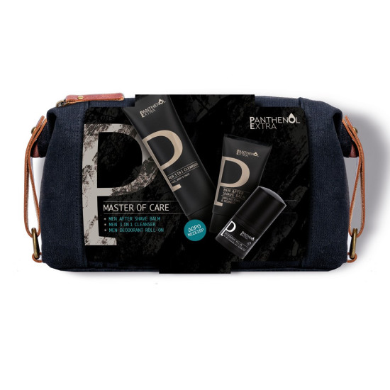 Medisei - Panthenol Extra Master of Care Men After Shave Balm - 75ml & Men 3in1cleanser 200ml & Men Deodorant Roll-On - 50ml και ΔΩΡΟ Νεσεσέρ