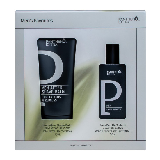 Medisei - Panthenol Extra Promo Men's Favorites Men Eau de Toilette Wood Chocolate Oriental Ανδρικό Άρωμα - 50ml & Men After Shave Balm Ενυδατικό Βάλσαμο για Μετά το Ξύρισμα - 75ml
