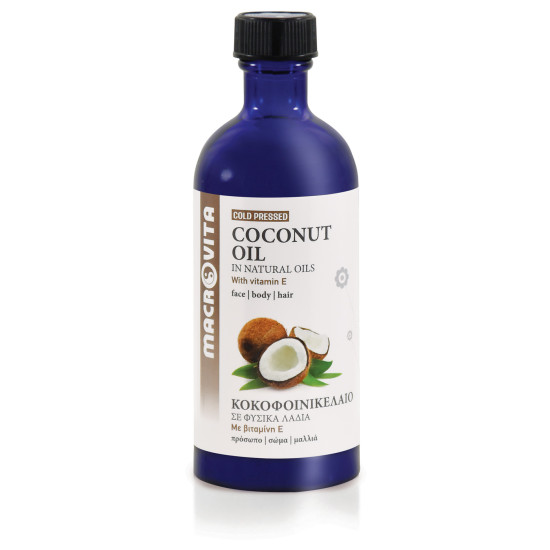 Macrovita - Coconut Oil Κοκοφοινικέλαιο - 100ml