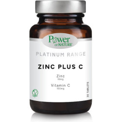 Power Health - Classics Platinum Range Zinc Plus C για το ανοσοποιητικό - 30 tabs