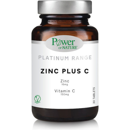Power Health - Classics Platinum Range Zinc Plus C για το ανοσοποιητικό - 30 tabs