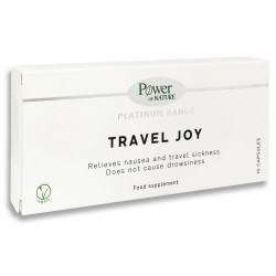 Power of Nature - Platinum Range Travel Joy Συμπλήρωμα Διατροφής για τη Ναυτία του Ταξιδιού - 10caps