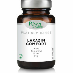 Power of Nature - Platinum Range Laxazin Comfort Συμπλήρωμα Διατροφής για την Αντιμετώπιση της Δυσκοιλιότητας - 20caps