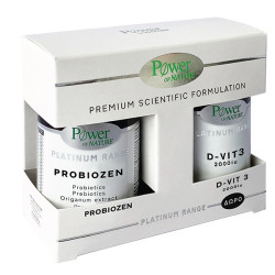 Power Of Nature - Premium Scientific Formulation Probiozen 15 ταμπλέτες & Vitamin D3 2000IU - 20tabs