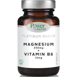 Power Health - Platinum Range Magnesium 350mg + Vitamin B6 12mg - 30caps
