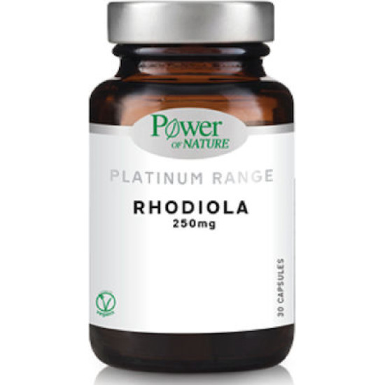 Power Of Nature-Platinum Range Rhodiola 250mg-30 κάψουλες