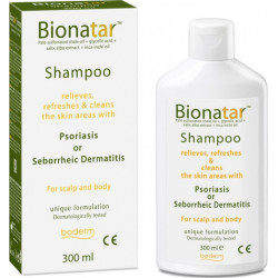 Boderm - Bionatar Shampoo Σαμπουάν για την Ανακούφιση των Συμπτωμάτων της Ψωρίασης & της Σμηγματορροϊκής Δερματίδας - 300ml