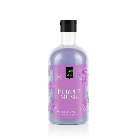 LavishCare - Bath & Shower Gel Purple Musk - 500ml