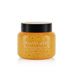 LavishCare - Banana Split Moisturizing Body Scrub Για ενυδάτωση & τόνωση της ξηρής επιδερμίδας - 250ml