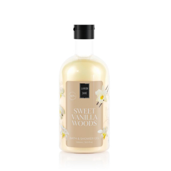LavishCare - Bath & Shower Gel Sweet Vanilla Woods - 500ml