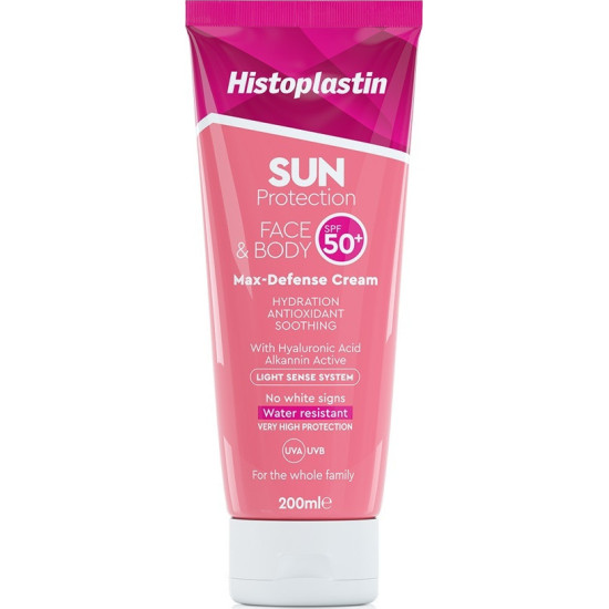 Histoplastin - Sun Protection Face & Body SPF50 Πολύ υψηλή αντηλιακή προστασία για πρόσωπο και σώμα - 200ml