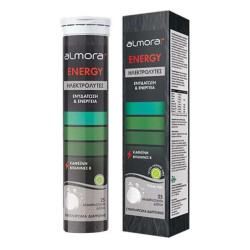 Elpen - Almora Plus Energy Ηλεκτρολύτες Για Ενέργεια & Ενυδάτωση - 25 Αναβράζοντα Δισκία
