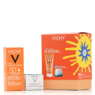 Vichy - Promo Dry Touch Protective Face Fluid Spf50+ - 50ml & Δώρο Mineral 89 72h Moisture Boosting Cream - 15ml