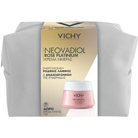 Vichy - Promo Neovadiol Rose Platinium Αντιγηραντική Κρέμα Ημέρας για Ώριμη & Θαμπή  Επιδερμίδα - 50ml & ΔΩΡΟ Neovadiol Magistral Night Κρέμα Νύχτας - 15ml & Νεσεσέρ