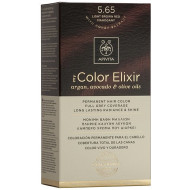 Apivita - My color elixir No 5.65 light brown red mahogany Μόνιμη βαφή μαλλιών (Καστανό Ανοιχτό Κόκκινο Μαονί) - 1τμχ