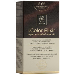 Apivita - My color elixir No 5.65 light brown red mahogany Μόνιμη βαφή μαλλιών (Καστανό Ανοιχτό Κόκκινο Μαονί) - 1τμχ