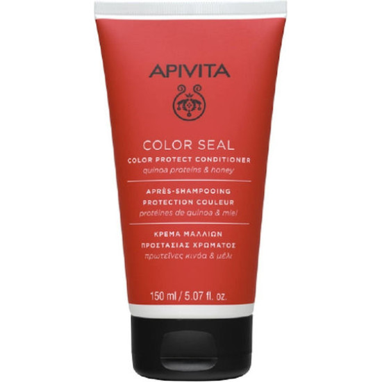 Apivita - Color Seal Color Protect Conditioner Κρέμα Μαλλιών Προστασίας Χρώματος με Πρωτεϊνες Κινόα και Μέλι - 150ml