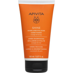 Apivita - Shine Revitalizing Conditioner Κρέμα Μαλλιών Λάμψης & Αναζωογόνησης με πορτοκάλι & μέλι - 150ml