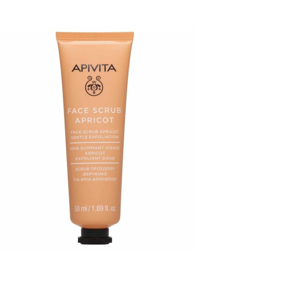 Apivita - Face  Scrub Apricot Scrub Προσώπου Ήπιας Απολέπισης με Βερύκοκο - 50ml