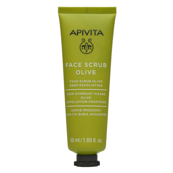 Apivita - Face Scrub Olive Scrub Προσώπου Βαθιάς Απολέπισης με Ελιά - 50ml