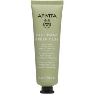 Apivita - Face Mask Green Clay Μάσκα Προσώπου για Βαθύ Καθαρισμό με Πράσινη 'Άργιλο - 50ml