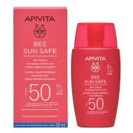 Apivita - Bee Sun Safe Dry Touch Face Fluid SPF50+ Αντηλιακό Προσώπου Με Λεπτόρευστη Υφή - 50ml