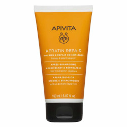 Apivita - Keratin Repair Nourish & Repair Conditioner Κρέμα Μαλλιών Θρέψης και Επανόρθωσης με μέλι και φυσική κερατίνη - 150ml