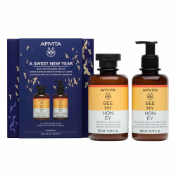 Apivita - Bee My Honey Αφρόλουτρο Με Μέλι & Αλόη - 250ml & Eνυδατικό Γαλάκτωμα Σώματος - 200ml