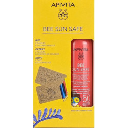 Apivita - Promo Bee Sun Safe Kids Body & Face Spray SPF50 Αντηλιακό Σπρέι Προσώπου & Σώματος - 200ml & ΔΩΡΟ 2 Παζλ & Ξυλομπογιές