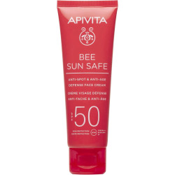 Apivita - Be Sun Safe Anti-Spot & Anti-Age Defence Face Cream Spf50 Κρέμα Προσώπου κατά των Πανάδων & των Ρυτίδων - 50ml