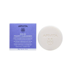 Apivita - Solid Foamy Cleanser Μπάρα Καθαρισμού & Ντεμακιγιάζ Προσώπου και Ματιών - 80gr
