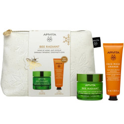 Apivita - Promo Bee Radiant Rich Texture Κρέμα Προσώπου Πλούσιας Υφής - 50ml & Δώρο Μάσκα Προσώπου Πορτοκάλι για Λάμψη - 50ml
