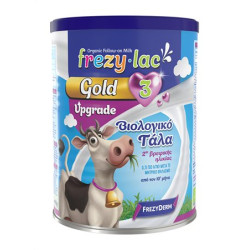 Frezyderm - Frezylac Gold 3 Upgrade Βιολογικό Αγελαδινό Γάλα 2ης Βρεφικής Ηλικίας Από τον δέκατο μήνα - 400gr