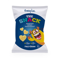 Frezyderm - Frezylac The Snack Organic Corn Hearts Γευστικό Σνακ από Βιολογικές Καρδιές Καλαμποκιού - 30gr