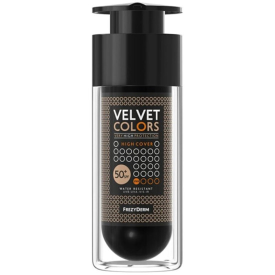 Frezyderm - Velvet Colors High Cover Spf 50+ Ματ Καλυπτικό Foundation - 30ml Frezyderm - Velvet Colors High Cover Spf 50+ Ματ Καλυπτικό Foundation - 30ml