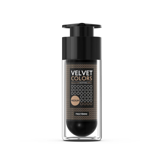 Frezyderm - Velvet Colors Medium Μake Up Με Ματ Αποτέλεσμα και Βελούδινη Υφή - 30ml Frezyderm - Velvet Colors Medium Μake Up Με Ματ Αποτέλεσμα και Βελούδινη Υφή - 30ml