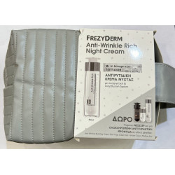 Frezyderm - Anti-Wrinkle Rich Night Cream - 50ml & Δώρο Anti-Wrinkle Rich Day Cream - 15ml & Eye Cream - 5ml & Velvet Colors Medium - 2ml & Νεσεσέρ