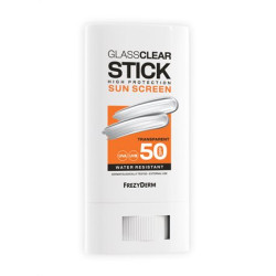 Frezyderm - GlassClear Stick High Protection Sun Screen Διάφανο Άχρωμο Αντηλιακό σε Stick για Πρόσωπο και Χείλη - 20ml  