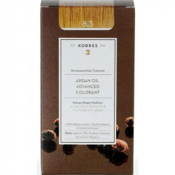 Korres - Argan Oil Advanced Colorant No 8.3 Ξανθό Ανοιχτό Μελί - 50ml