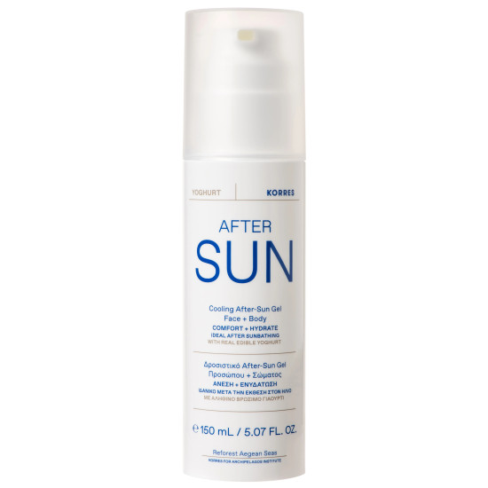 Korres - Yoghurt After Sun Cooling After-Sun Gel Face & Body Γιαούρτι Δροσιστικό Gel Προσώπου-Σώματος Για Μετά την Έκθεση στον Ήλιο - 150ml