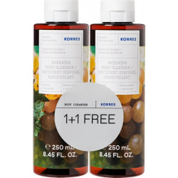 Korres - Αφρόλουτρο Αμπέλι Σαντορίνης 1+1ΔΩΡΟ - 2x250ml
