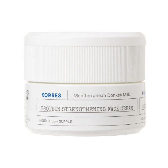 Korres - Mediterranean Donkey Milk Protein Ενισχυμένη Κρέμα Προσώπου για Ενυδάτωση και Θρέψη με γάλα γαϊδούρας - 40ml