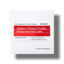 Korres - Apothecary Wild Rose Rich 24ωρη Ενυδατική & Αντιγηραντική Κρέμα Ημέρας Πλούσιας Υφής  για  Ξηρές Επιδερμίδες - 40ml