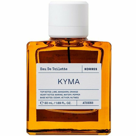 Korres - Κύμα Eau De Toilette Ανδρικό Άρωμα με Νότες Λάιμ - Μανταρίνι - Πορτοκάλι - 50ml