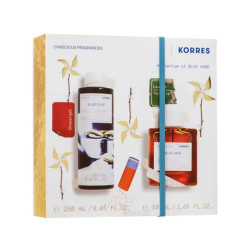 Korres - Promo Eau De Toilette Blue Sage Ανδρικό  Άρωμα - 50ml & Blue Sage Αφρόλουτρο - 250ml